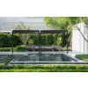 Pergola ogrodowa MIRADOR 80 Solid 3 x 3m Antracyt